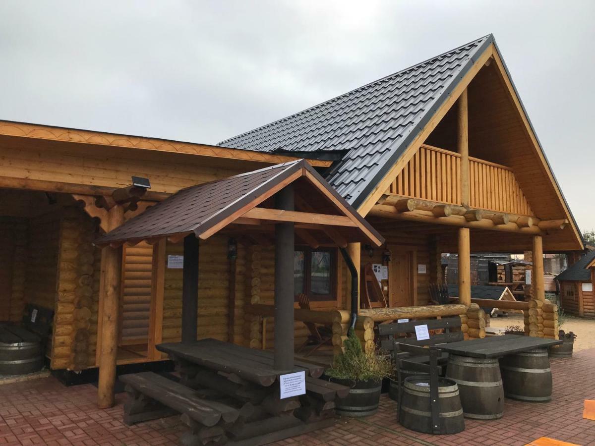 Wellness Hütte am Zwenkauer See bei Leipzig Exterior foto