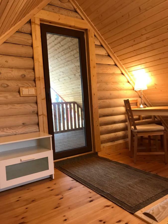 Wellness Hütte am Zwenkauer See bei Leipzig Exterior foto