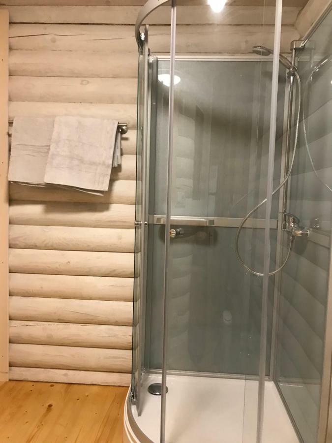 Wellness Hütte am Zwenkauer See bei Leipzig Exterior foto